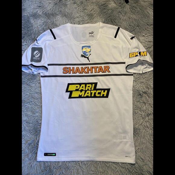 SHAKHTAR DONETSK 21/22 MATCH WORN SIGNED JERSEY MUDRYK #20 Ukrainian PL Chelsea - Picture 1 of 9